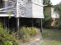 Termite Damage to Timber House Stump