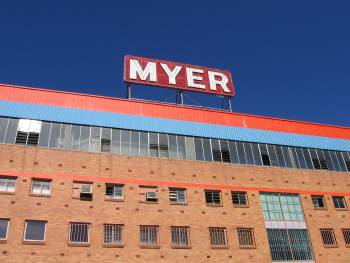 Landmark Myer Sign